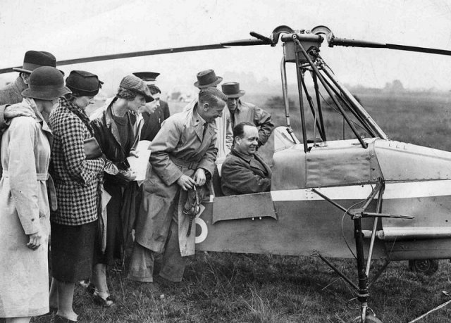 cierva with autogiro 0751-0126